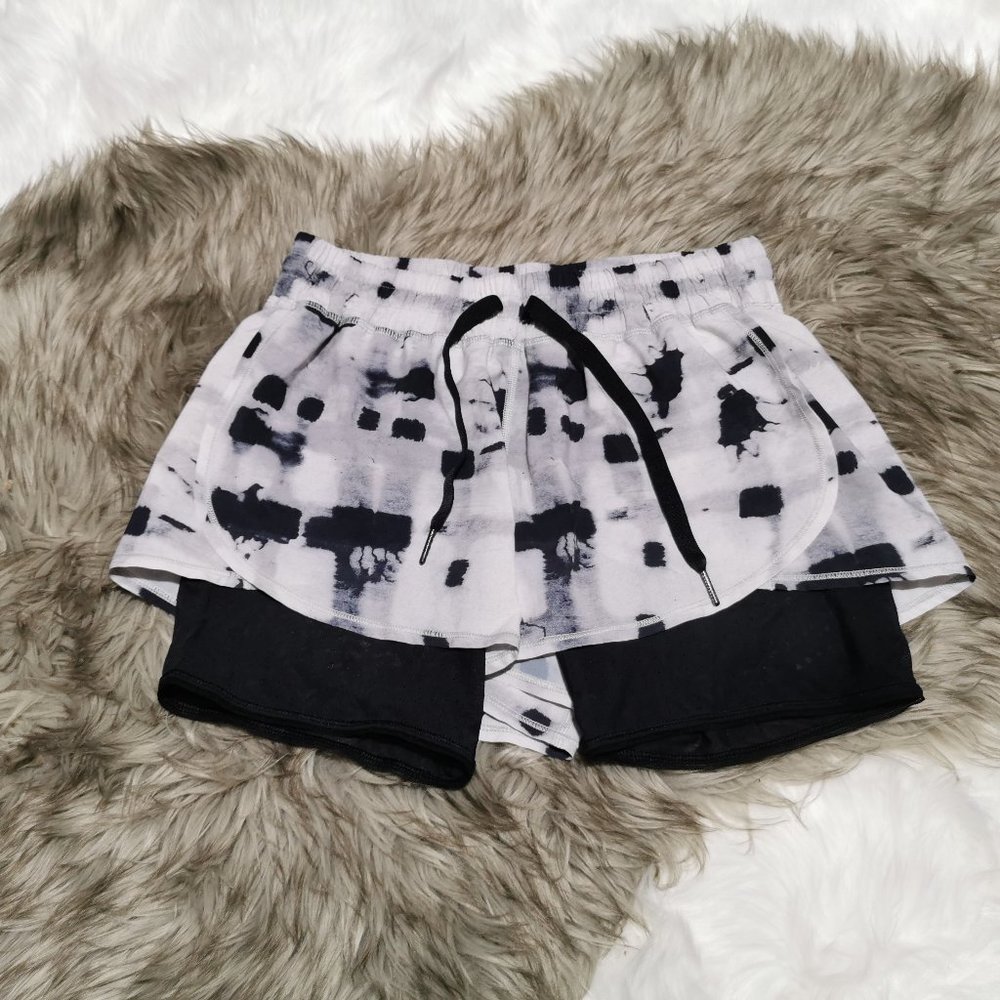Lululemon Hot To Street Short Ghost Weave White